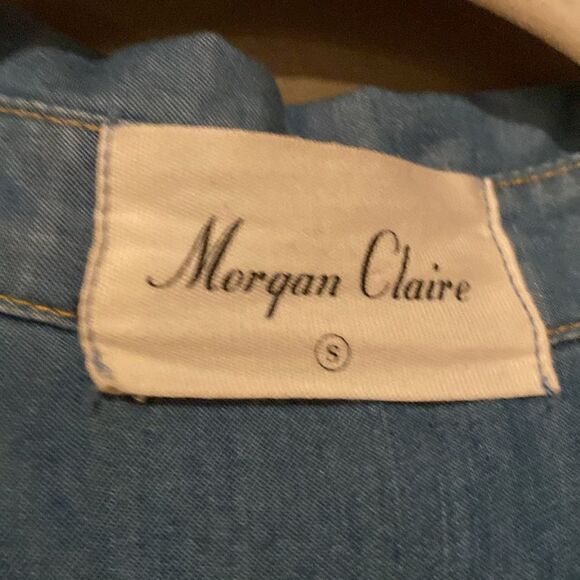 Morgan Claire Lightweight Romper Long Sleeves Size Small Junper - Picture 4 of 11